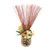 Orchids and Protea and Reeds in Gold Planter