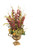 Garden Mix n Antique Brass Fluted Urn