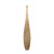 43" Slender Wood Vase In Raw Wood Finish