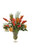 Harvest Tone Mixed Arrangement in Flared Glass Urn