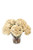 Waterlook® Beige Hydrangea in Glass Vase