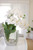Waterlook® White Phalaenopsis Orchid in Tapered Rectangle Vase