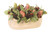 Cocoa Fruit, Pears Mixed with Berries and Phylliscens in Tan Planter