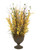 YELLOW FORSYTHIA W/LIMBS IN URN