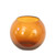 Round Amber Glass Bowl