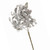 SILVER BERRY PICK W/LEAF AND SNOW, 9"-Set of 25