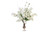 Waterlook® White Cherry Blossoms in Glass Urn