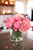 Waterlook® Pink Peony Mix in Glass