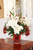 Waterlook® Red Tulip Vase with Agapanthus, Rosehips, Berries and Amaryllis