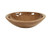 Large Round Stone Bowl in Mocha (Leather Finish)