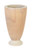 WOOD VASE - Natural with White Trim