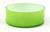 Round Green Shallow Bowl with White Inside