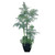 8' Phoenix Palm Tree in Square Bronze Metal Planter