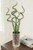 Curley Bamboo In Silver Bamboo Styled Vase