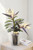 Bird of Paradise with Tropical Foliage in Smoke Vase