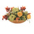 Iris, Hydrangea, And Peonies In Oval Bowl With Feet