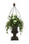 Mixed Garden of Ivy, Fern and Kale in Classic Urn