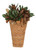 Pine and Magnolia Mix in Arrorog Wall Basket