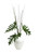 Selloum Philodendron in White Fluted Porcelain Vase