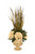 Dried Grasses with Hydrangeas in Almond Classic Urn