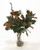 Magnolia Foliage and Branches in Glass Cylinder