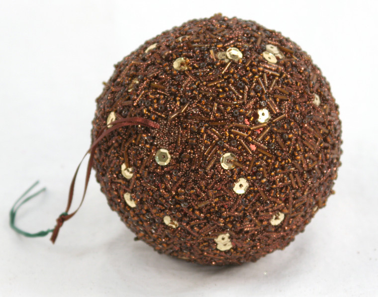 100Mm Sequin Ball Ornament  (Sold in Multiples of 12)