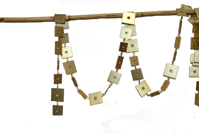 Gold Square Chain Garland