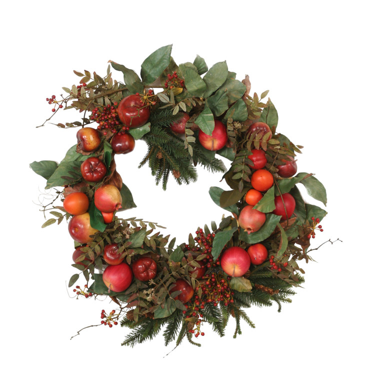 Fall Apple Wreath