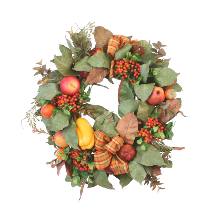 Fall Apple Wreath