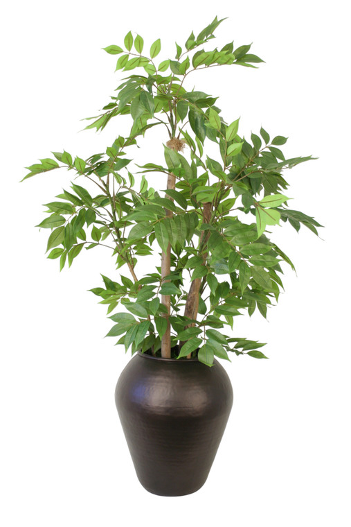 Sumac Tree in a Black Metal Vase