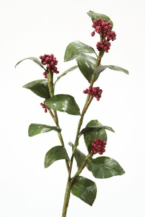 WISLEY PEARL SPRAY X 2BURGUNDY-PLUM (Set of 12)