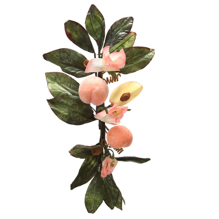 Flowering Peach Spray-Set of 12