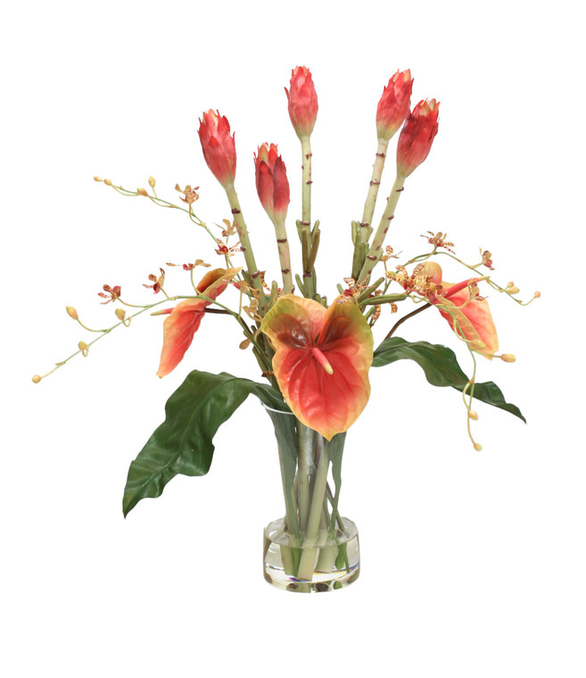 Waterlook® Tropical Mix in Glass Cylinder