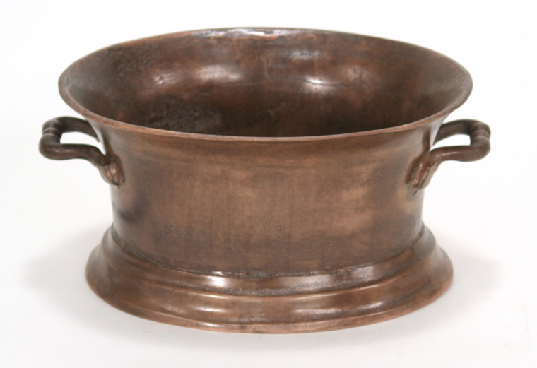 Newport Vintage Copper Oval Planter