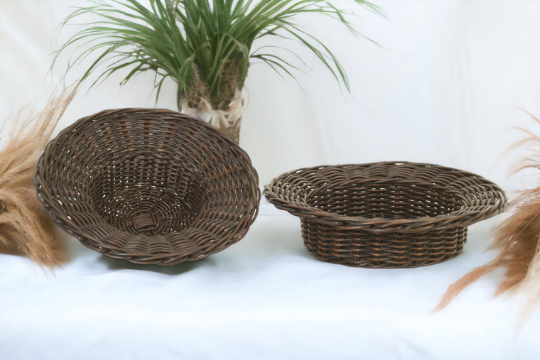 Brown Willow Basket (Set of 2)