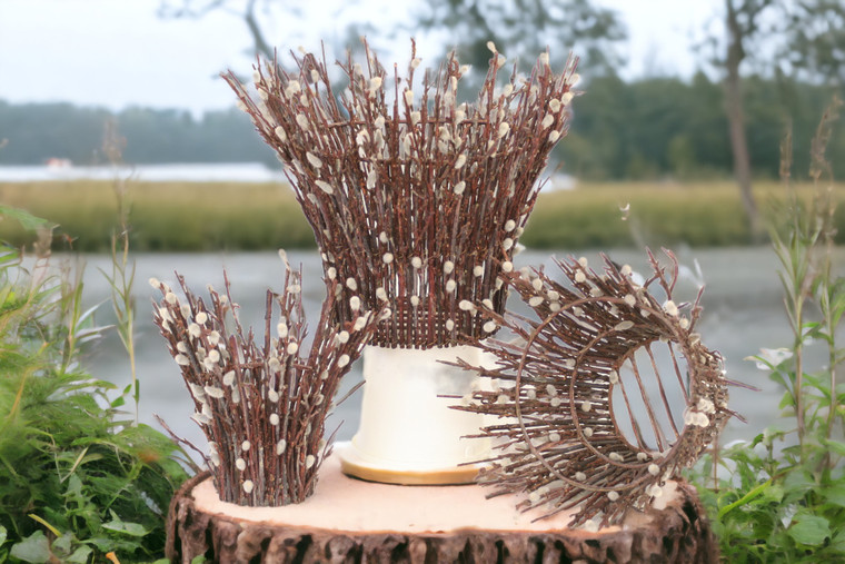 Pussy Willow Baskets (Set of 3)