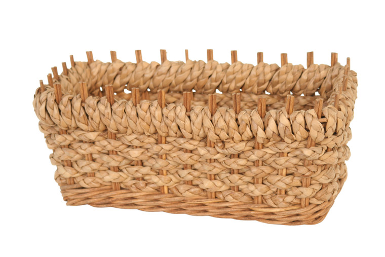 Riley-Rectangular Natural Woven Basket