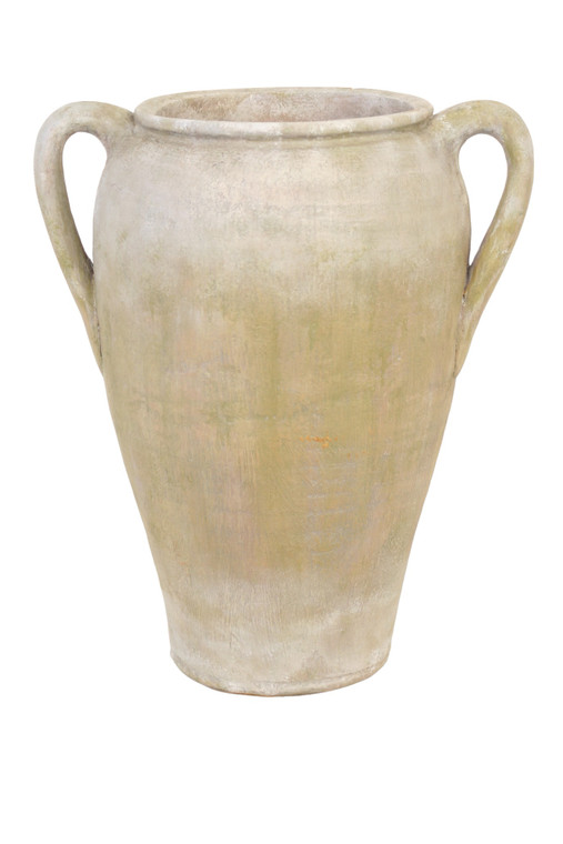 AGEAN JAR WITH HANDLES - CREAM FINISH