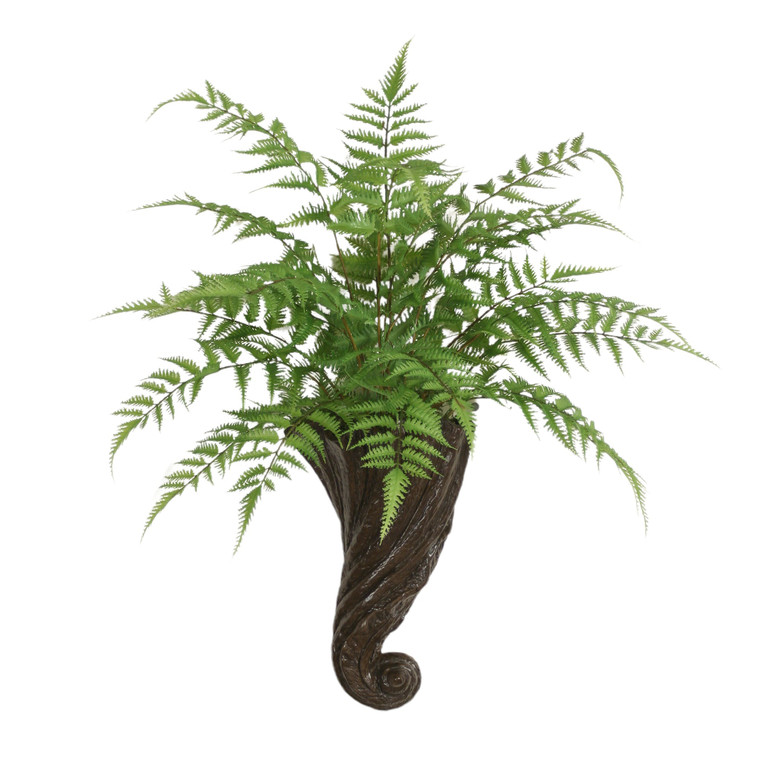 Forest Fern in Swirl Wall Sconce