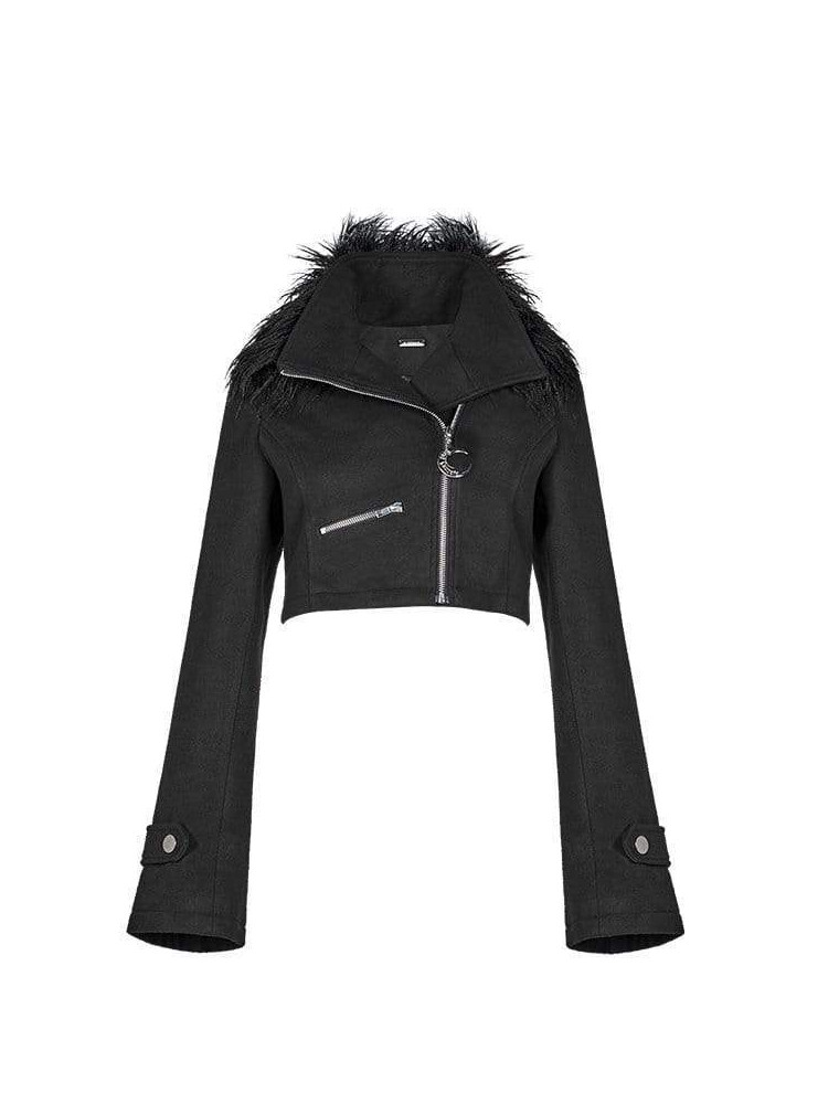 Punk Rave Moon Crop Jacket - Suicide Glam Australia
