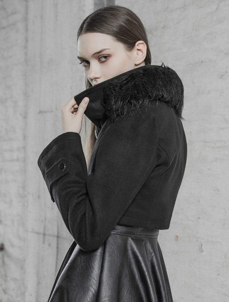 Punk Rave Moon Crop Jacket - Suicide Glam Australia