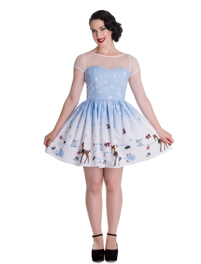 Hell Bunny Nevara Christmas Mini Dress - Small and Large - Suicide Glam  Australia