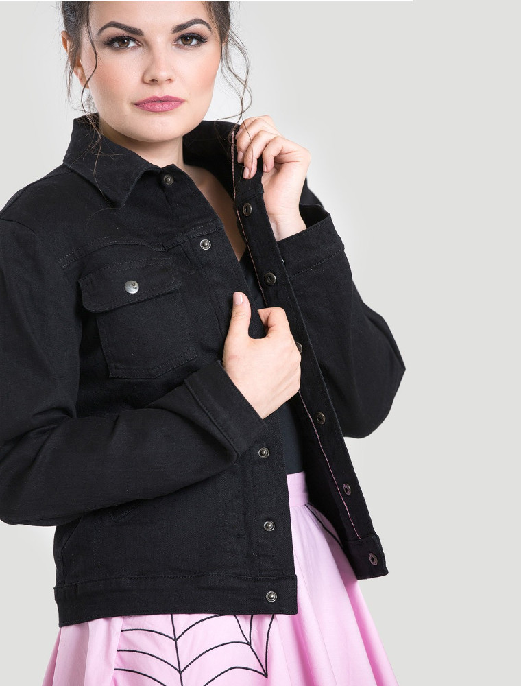 black denim jacket 3xl