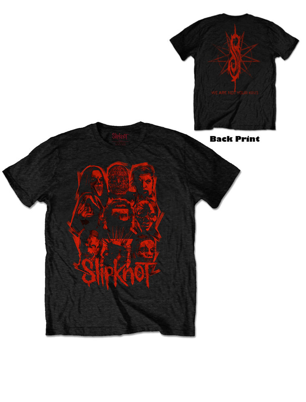 Plantation gaben Watt Slipknot We Are Not Your Kind T-Shirt: Red Patch - Small and Medium -  Suicide Glam Australia