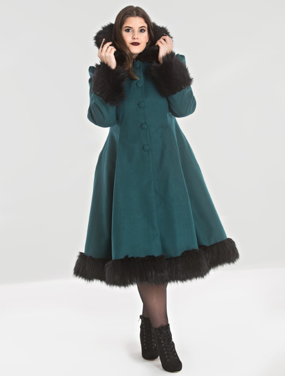 hell bunny elvira coat red