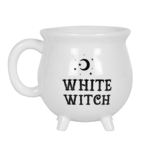White Witch Cauldron Mug White Witch Cauldron Mug
