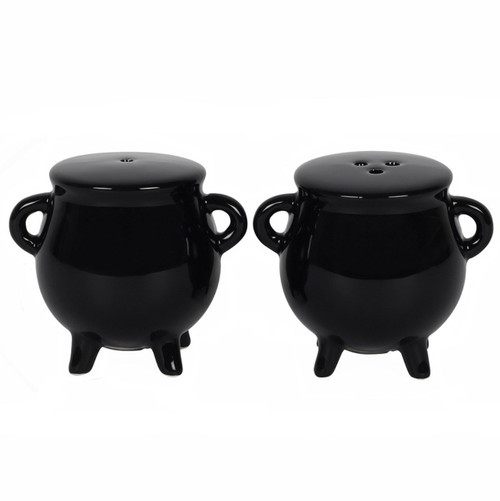Black Cauldron Salt and Pepper Shakers Black Cauldron Salt and Pepper Shakers