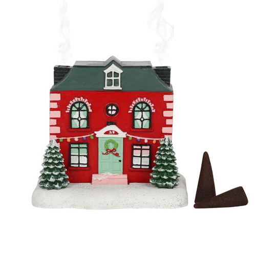 Christmas House Incense Cone Burner Christmas House Incense Cone Burner