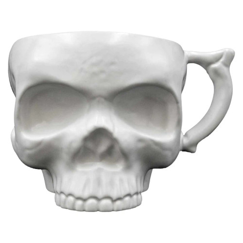 Kreepsville 666 Anatomical Skull Mega Mug: White Kreepsville 666 Anatomical Skull Mega Mug: White