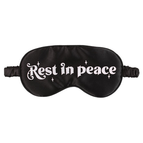 Satin Sleep Mask: Rest In Peace Satin Sleep Mask: Rest In Peace